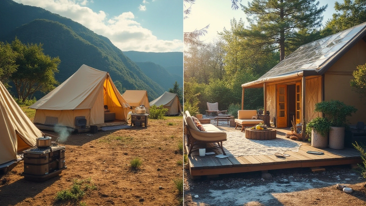 Comparing Glamping to Traditional Camping